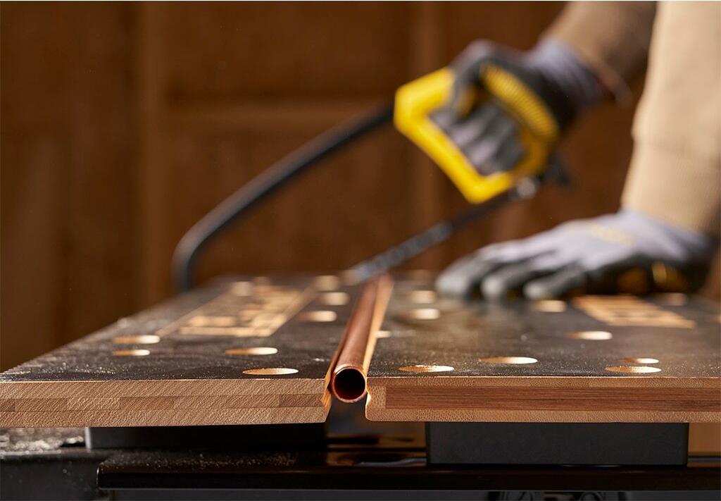 Stanley Workmate Workmate Deluxe 625 mm Schwarz, Gelb