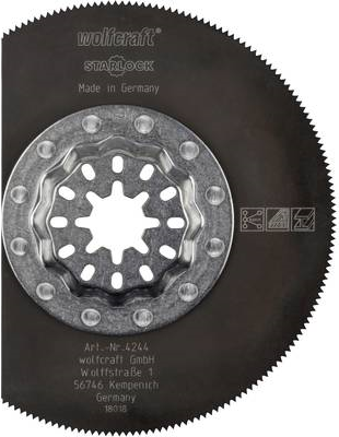 Wolfcraft 4244000 Segmentsägeblatt 85 mm 1 St.