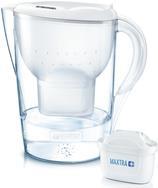 BRITA Wasserfilter Marella XL weiß inkl. 1 MAXTRA+ Filterkartusche Extra großer BRITA Filter zur Reduzierung von Kalk, Chlor & geschmacksstörenden Stoffen im Wasser (4006387105099)