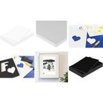 kangaro Foam Board, DIN A3, Stärke: 10 mm, schwarz Schaumstoffplatte, matte Papierbeschichtung auf beiden - 1 Stück (K-0071-103)