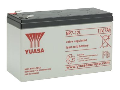 Yuasa NP-Series NP7-12L 12 V 7 Ah Spezialbatterie Schwarz, Weiß