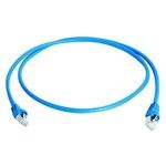 Telegärtner Mini-Patchkabel Kat.6A (IEC) S/FTP, 1,5 m, blau MP8 FS 500 LSZH-1,5 m, Anschlussfolge nach EIA/TIA 568B, - 1 Stück (L00001A0288)