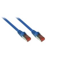 RNS® Patchkabel mit Rastnasenschutz, Cat. 6A, S/FTP, PiMF, halogenfrei, 500MHz, blau, 25m, Good Connections (8060-H250B)