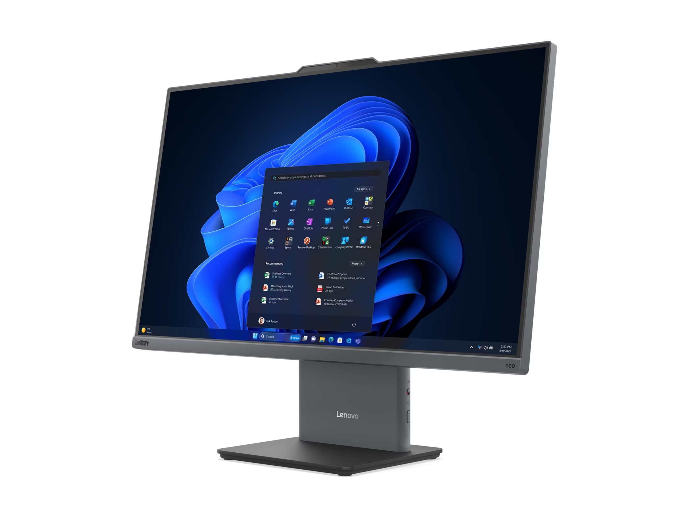 Lenovo ThinkCentre neo 50a 27 Gen 6 27" Intel Core Ultra 5 226V 16 GB RAM 512 GB SSD Luna Gray