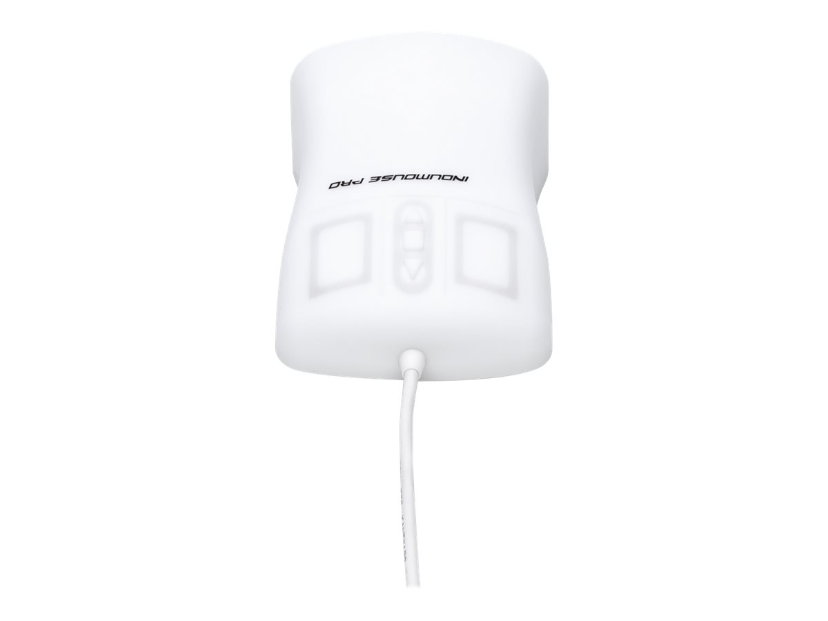 GETT InduMouse Pro IP68 Silikonmaus Infrarot USB 5 Tasten Weiß