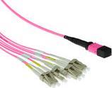 ACT 1 meter Multimode 50/125 OM4 fanout patchcable 1 X MTP female - 4 X LC duplex 8 fibers. 1m 8x50/125 om4 mtp/mpo(f) (RL7841)