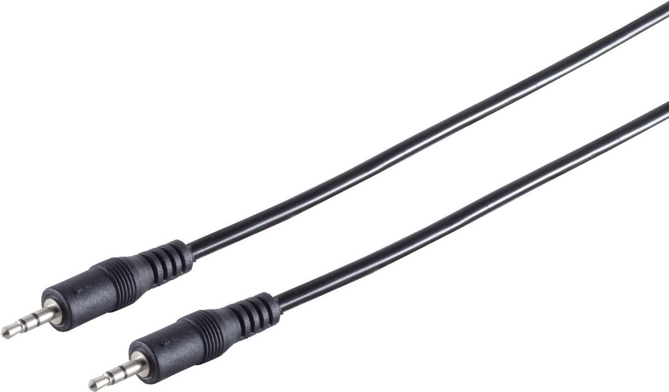 S/CONN maximum connectivity Klinken-Kabel-2 Klinkenstecker 2,5mm STEREO, 1,5m (30801)