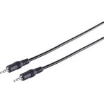 S/CONN maximum connectivity Klinken-Kabel-2 Klinkenstecker 2,5mm STEREO, 1,5m (30801)