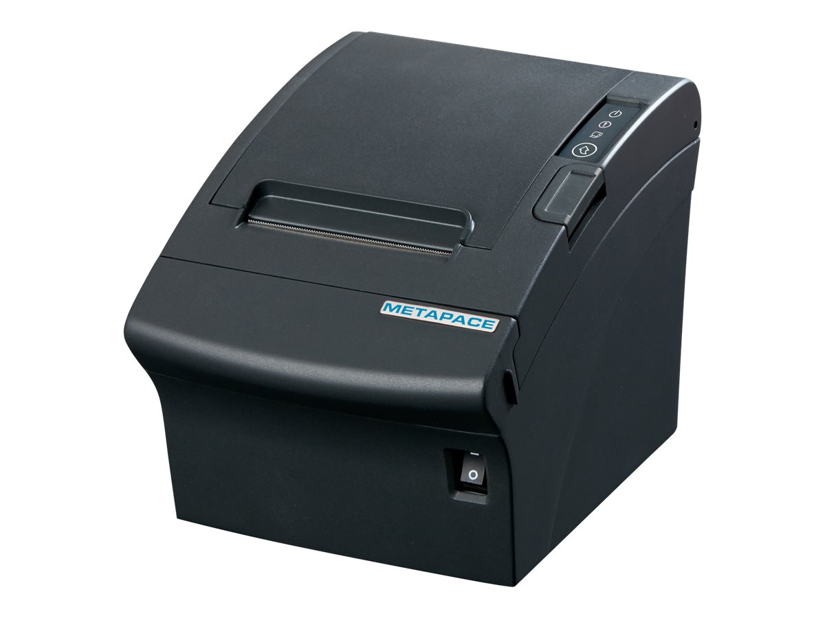 Metapace T-3III Bondrucker Thermodirekt 180 dpi 300 mm/s USB Ethernet Cutter Schwarz