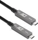 ACT USB-C 3.2 Gen2 Active Optical Cable (AOC), for touch panels, video, data, power, 3m (AK4323)