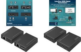 DIGITUS HDMI KVM Extender Set 4K/30Hz (DS-55357)
