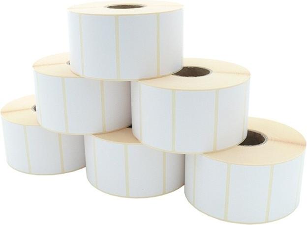ARTDEV Etikettenrolle - Thermotransfer, 60 x 36mm, D127mm, Kern 40, 2000 Etiketten/Rolle, permanent (ETP 060-036 K40 D127)