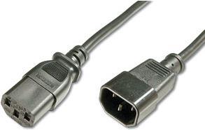 e+p SW 15. Kabellänge: 2 m, Steckerverbindergeschlecht: Männlich/Weiblich, Anschluss 1: C14-Koppler, Anschluss 2: CEE7/14. Eingangsspannung: 250, Eingangsstrom: 16. Kabelfarbe: Schwarz (SW 15)