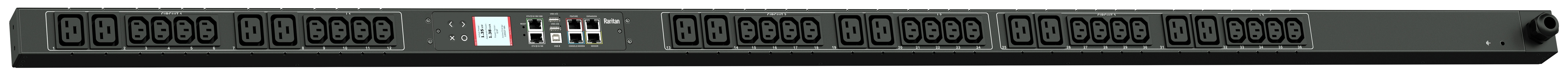 Raritan Dominion PX PX3-1732 400 V 16 A 11,5 kVA Schwarz