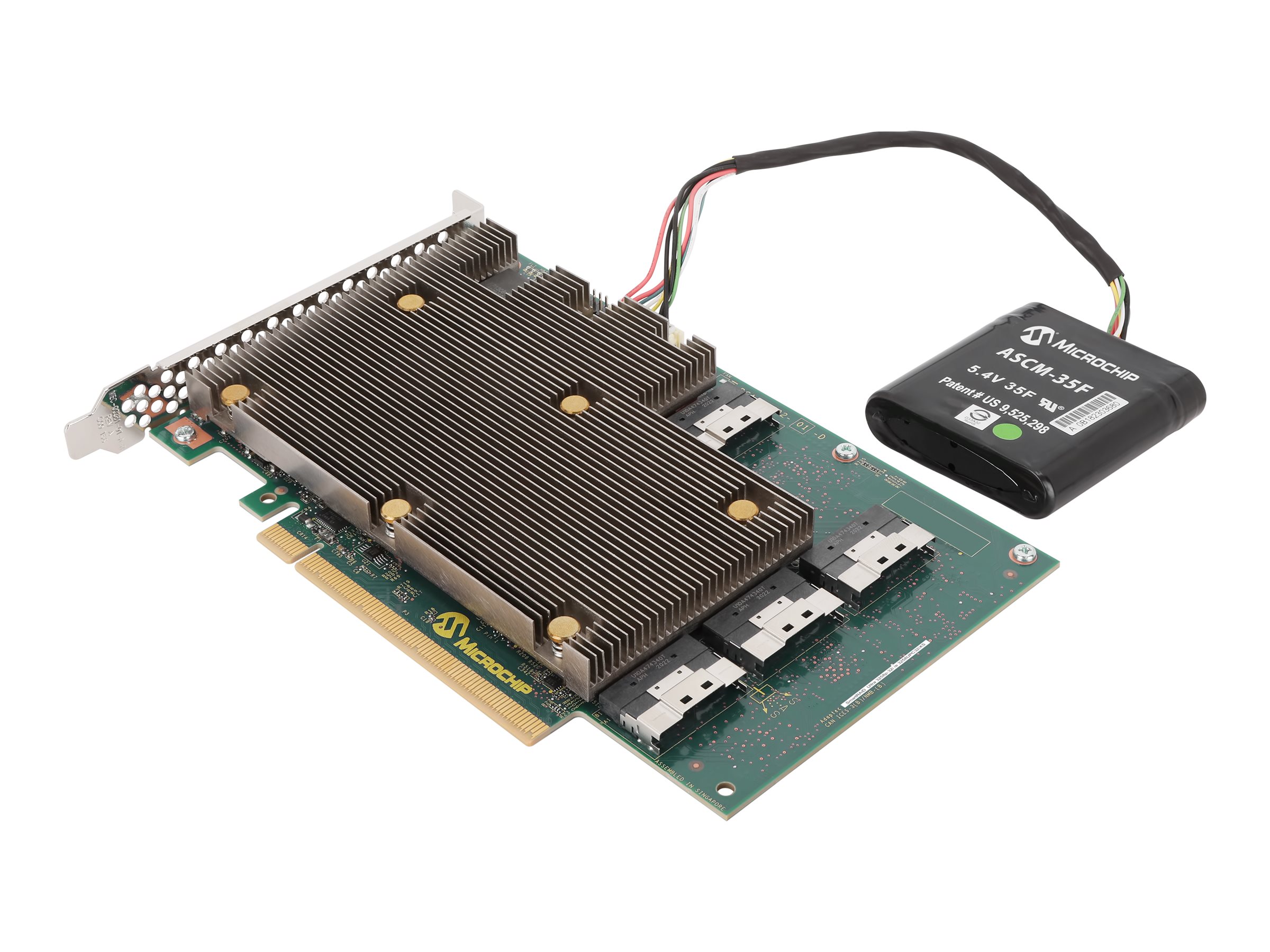 Microchip Adaptec SmartRAID 3200 Series 3258p-32i /e RAID-Controller 8 GB DDR4 PCIe 4.0 x16