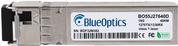 BlueOptics© bidirektionaler SFP+ Transceiver, 10GBASE-BX-U, Singlemode Fiber, TX1270nm/RX1330nm, 40KM, LC-Simplex, 0°C/70°C, DDM (BO55J27640D)