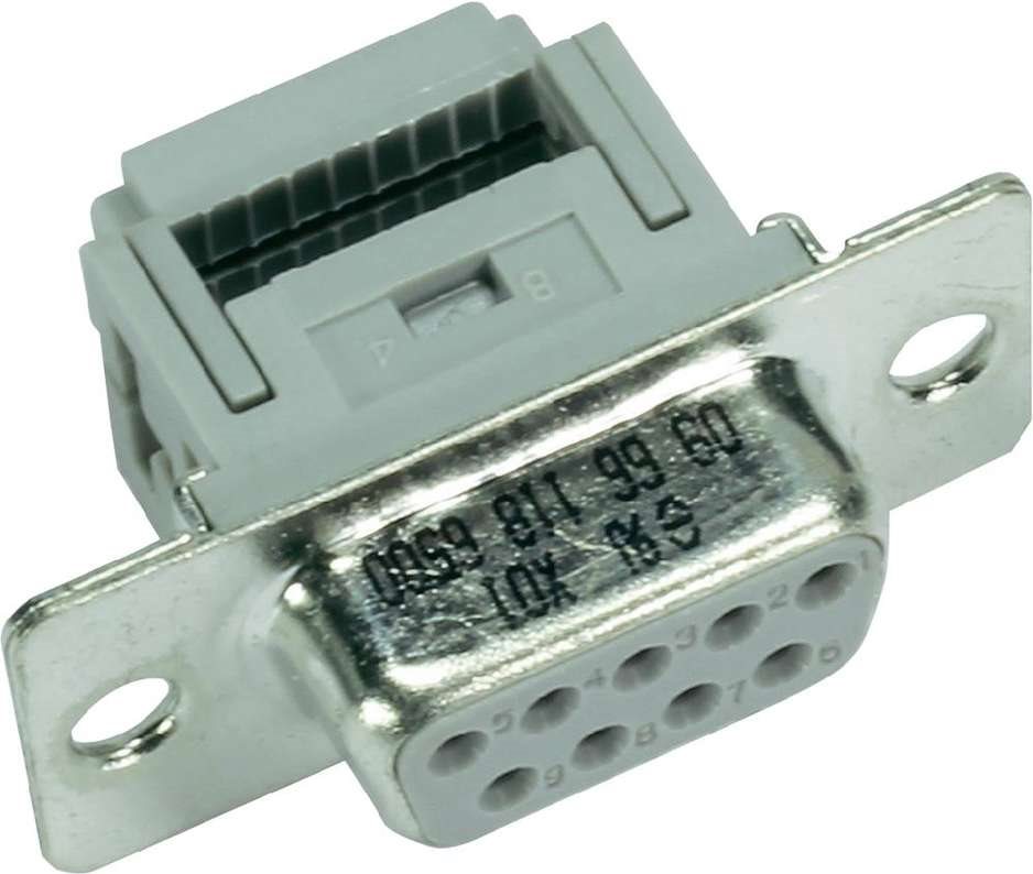 Harting D-SUB Buchsenleiste 180 ° Polzahl: 15 Schneid-Klemm 09 66 218 7500 1 St. (09 66 218 7500)