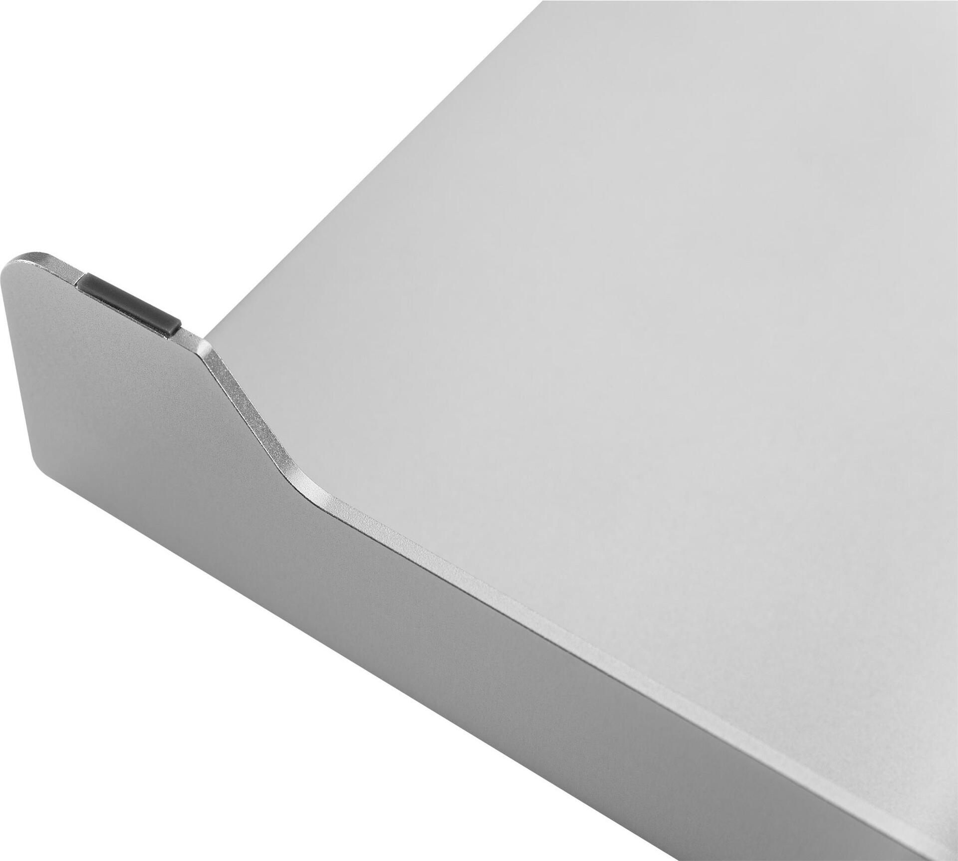 InLine 23175A Monitorständer Aluminium 63 mm max. 10 kg Silber