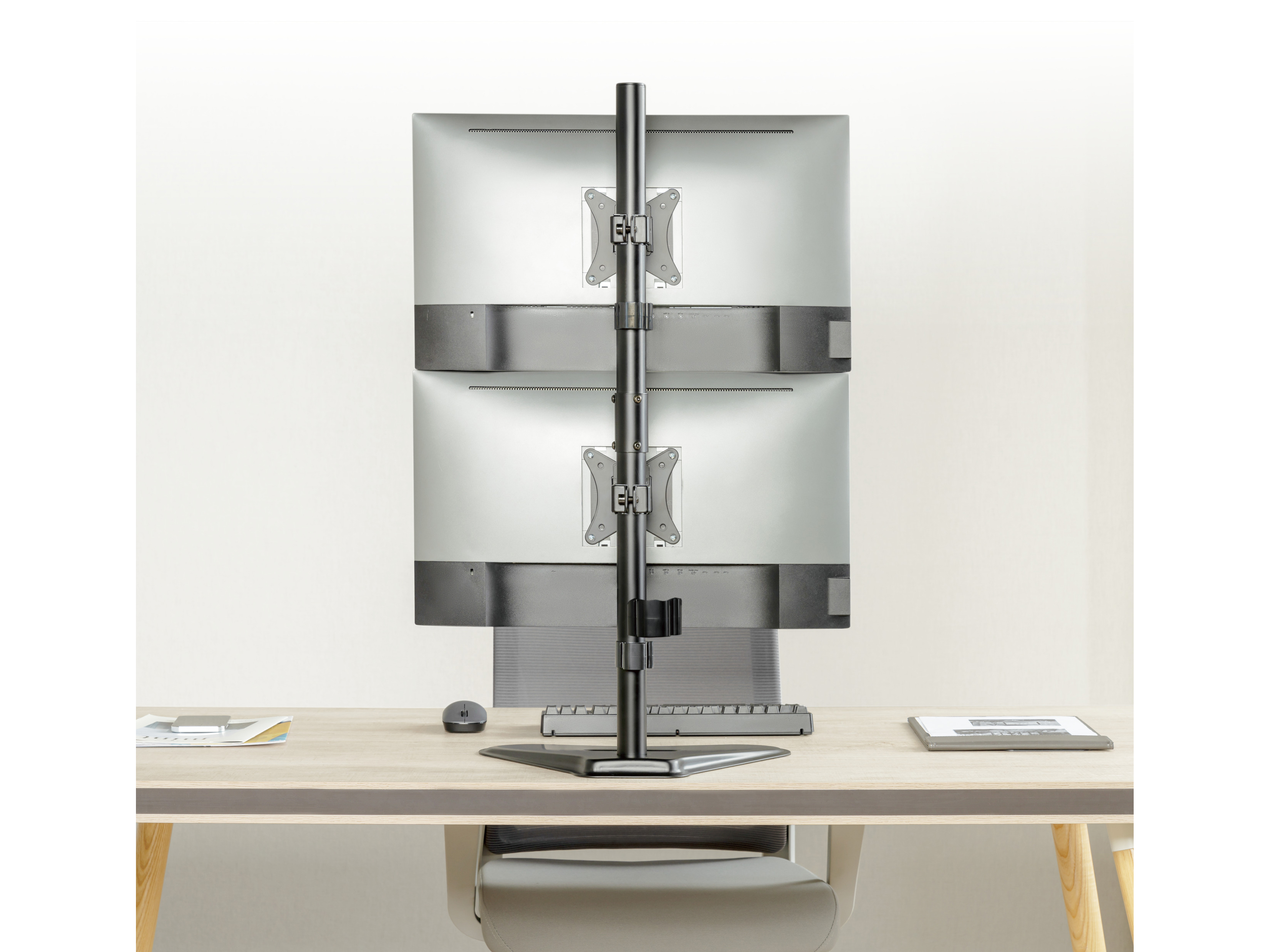 equip Dual-Monitorständer 17"-32" je 9 kg 360° Höhenverstellung Schwarz