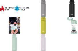 THERMOS Isolier-Trinkflasche Ultralight, 0,5 l, leuchtgrün schlag- und bruchfester Edelstahl, Körper aus doppelwandigem - 1 Stück (4035.356.050)