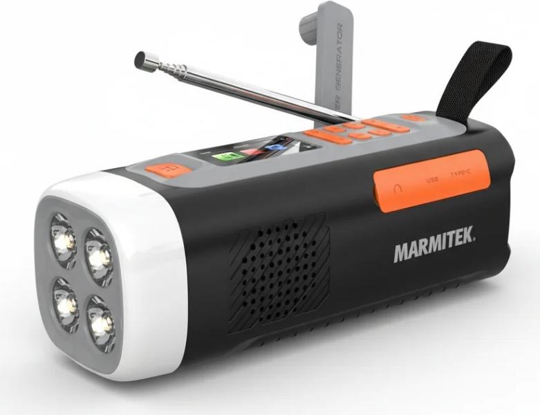 Marmitek RESQ200 schwarz Outdoor-Radio DAB,FM,Bluetooth,4500mAh,SolarPanel 1 (25008644)