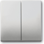 BUSCH-JAEGER Wippe 1785-866 edelstahl Serien- Wechselschalter 1785-866 (1751-0-2962)