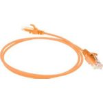 ACT Orange 1 meter LSZH U/UTP CAT6 datacenter slimline patch cable snagless with RJ45 connectors (DC9101)