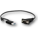 EXSYS EX-23001 Serien-Kabel Schwarz 0,5 m DB-9 (EX-23001)