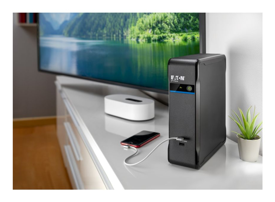 Eaton 3P Ellipse 900 USB DIN/IT USV 0,9 kVA 540 W Schwarz