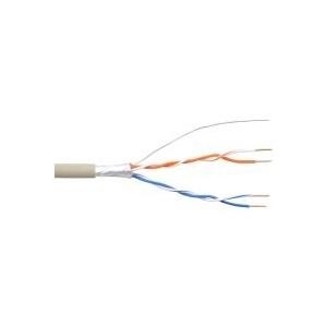 InLine Telefon-Kabel 4-adrig, 2x2x0,6mm, zum Verlegen, 100m Rolle (69980)