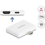 Delock USB Type-C Adapter zu HDMI 4K 60 Hz und Daten+ PD 94 W (61087)