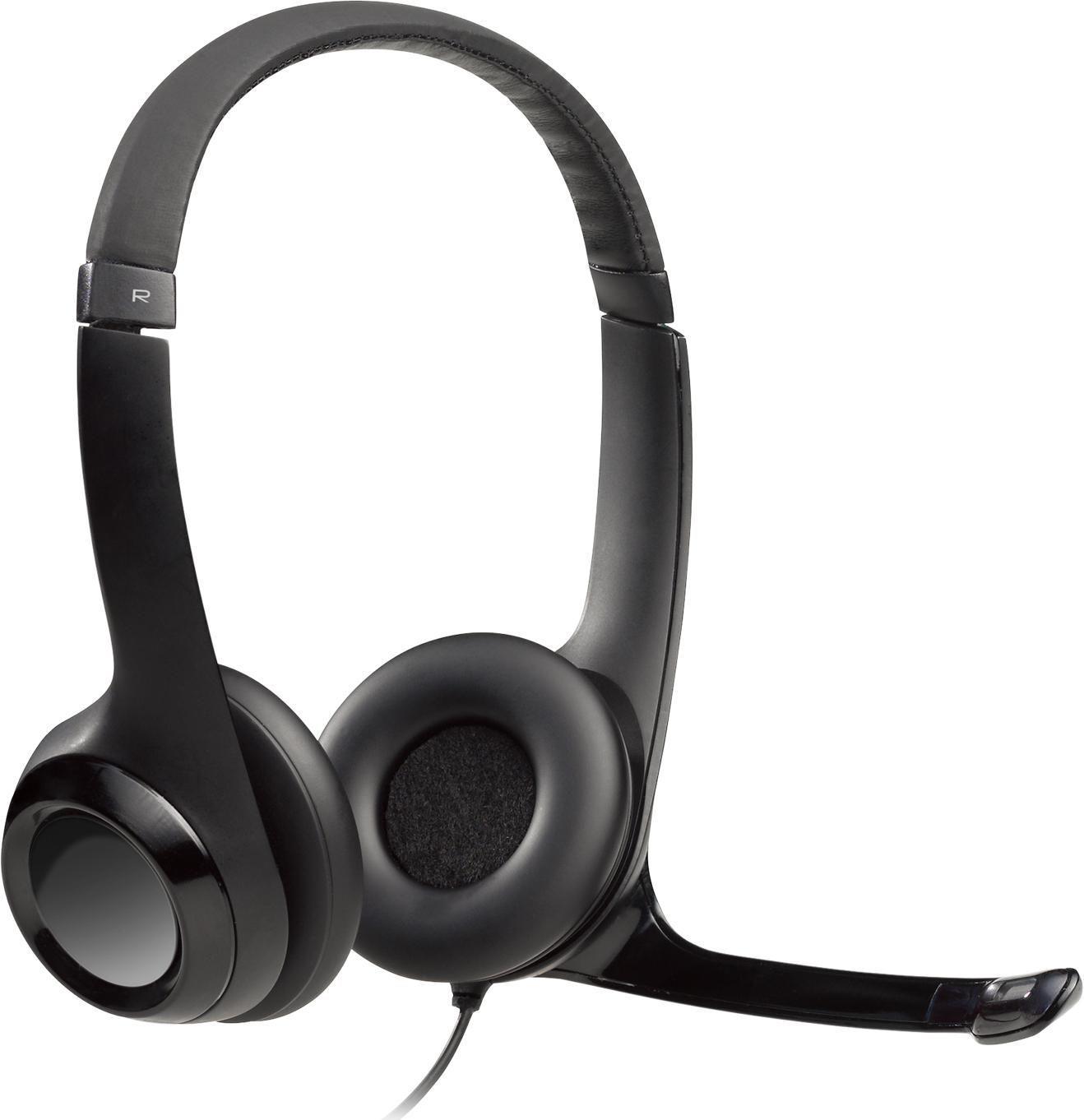 Logitech USB Headset H390 On-Ear Schwarz