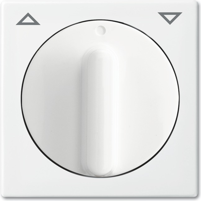 Busch-Jaeger Abdeckung Jalousie-Schalter, Jalousie-Taster Busch-balance SI Alpinweiß 2542 DR-914 (2542 DR-914)