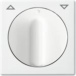 Busch-Jaeger Abdeckung Jalousie-Schalter, Jalousie-Taster Busch-balance SI Alpinweiß 2542 DR-914 (2542 DR-914)