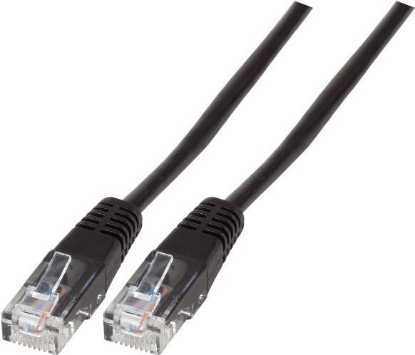 EFB-Elektronik Modularkabel RJ45 (8/4) - RJ45 (8/4), vergossen, schwarz, 3 m Hersteller: EFB Elektronik (K2422.3)