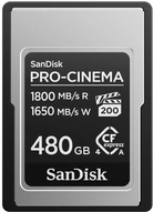 SanDisk PRO-Cinema CFexpress Type A Card - CF Express Typ B (SDCFEA-480G-GN4NN)