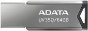 ADATA UV350 - USB-Flash-Laufwerk - 64 GB - USB 3.2 Gen 1 - Silber