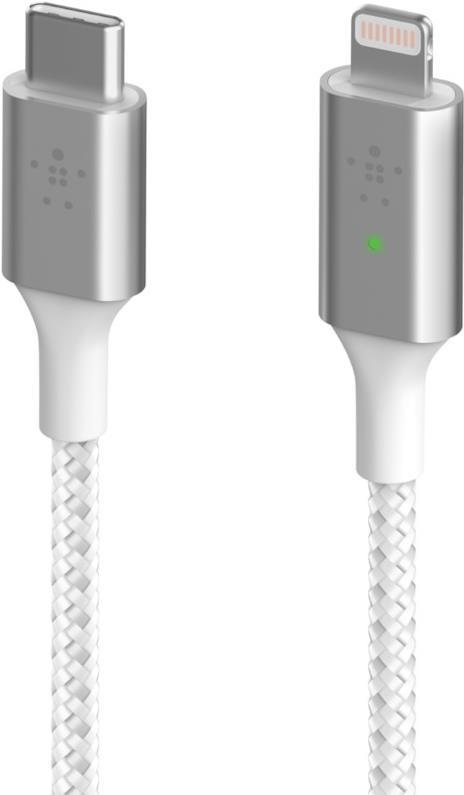 BELKIN SMART LED USB-C TO LIGHTCABLE 1.2M WHITE (CAA006BT04WH)