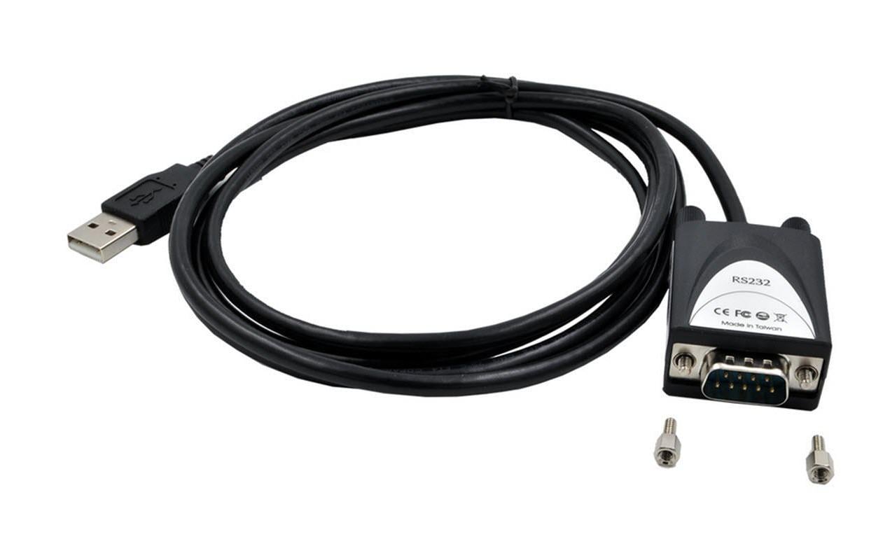 Exsys EX-1311-2 Serieller Adapter USB 2.0 zu RS-232 1.8 m FTDI Chip-Set Schwarz