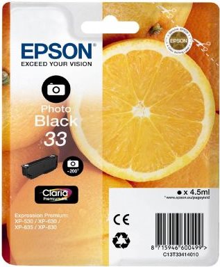 Epson 33 Photo schwarz (C13T33414010)