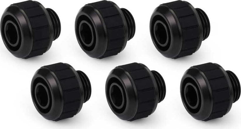 Alphacool Apex Grip Schlauchanschluss 13/10mm G1/4 schwarz Set 6 St. (14920)