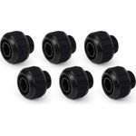 Alphacool Apex Grip Schlauchanschluss 13/10mm G1/4 schwarz Set 6 St. (14920)