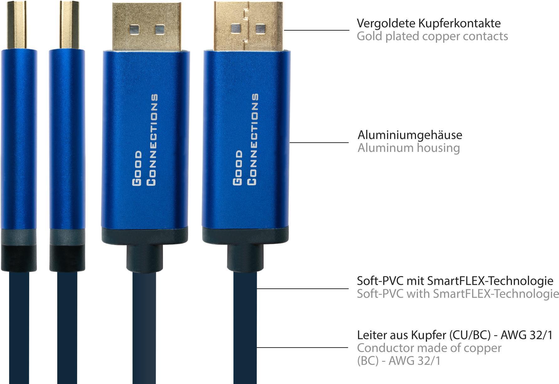 Alcasa 4812-CSF015B 1.5m Adapterkabel USB-C (4812-CSF015B)