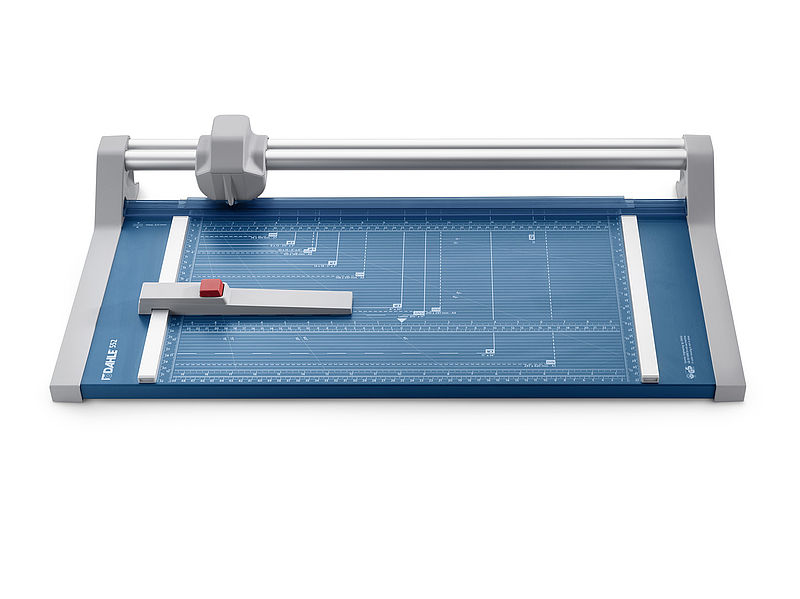 Dahle Professional 552 Hebelschneider 510 mm 20 Blatt Edelstahl, Blau