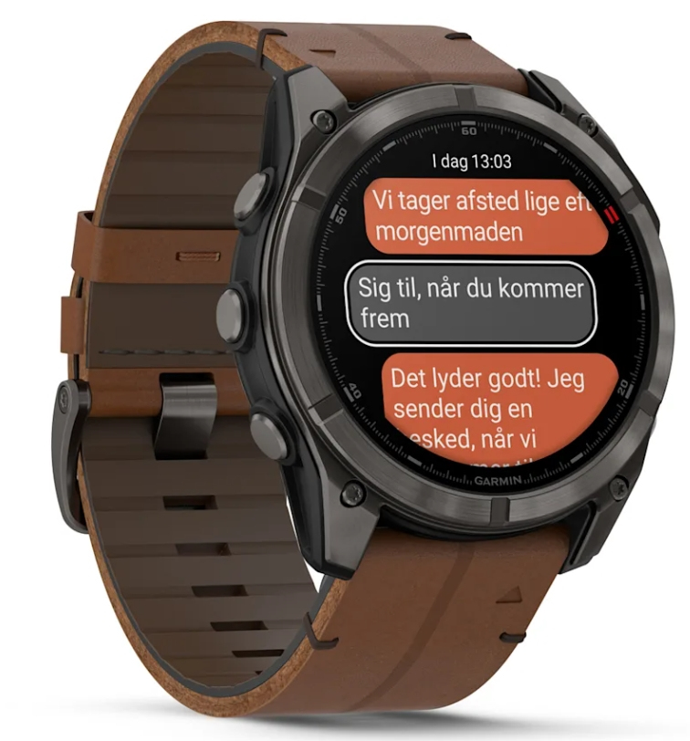 Garmin fēnix 8 Pro AMOLED Sapphire GPS Smartwatch 51 mm 1,4" 32 GB Graphit/Titanium Titan