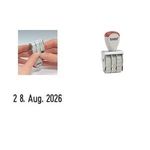 trodat Datumstempel Classic 54223 5x32mm silber