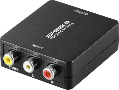 SpeaKa Professional AV Konverter Cinch-RCA zu HDMI 1920 x 1080 Pixel SP-12170984