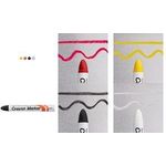 SAKURA Kreidemarker Crayon Marker, 15 mm, gelb Durchmesser: 15 mm, Länge: 125 mm, auf Wachsbasis, - 1 Stück (GHY3)