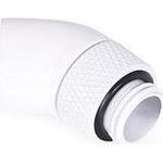 Alphacool Eiszapfen Winkeladapter 45° drehbar G1/4 AG auf G1/4 IG - White (17487)