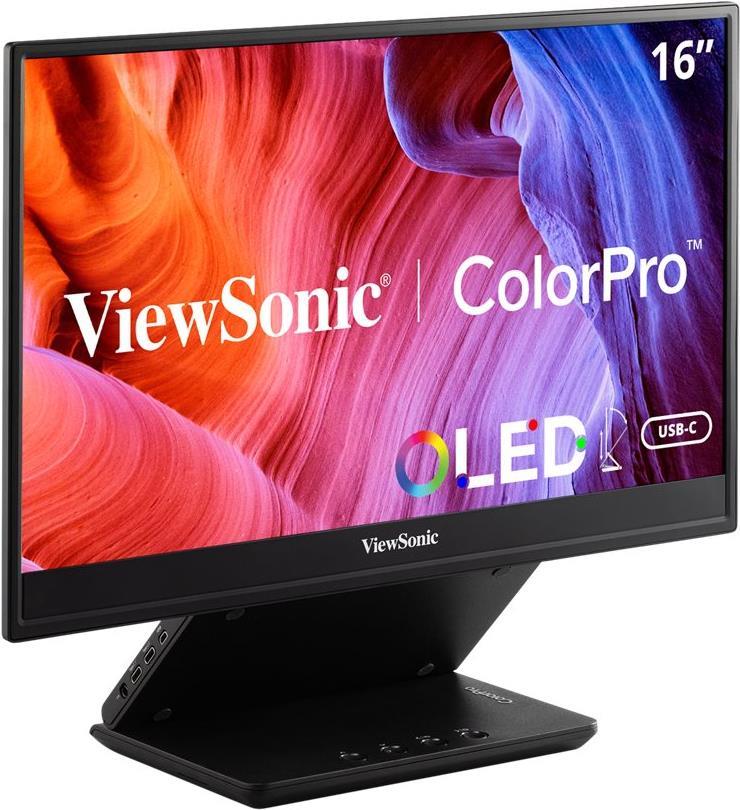 Viewsonic VP Series VP16-OLED Computerbildschirm 40,6 cm (16" ) 1920 x 1080 Pixel Full HD Touchscreen Schwarz [Energieklasse B] (VP16-OLED)